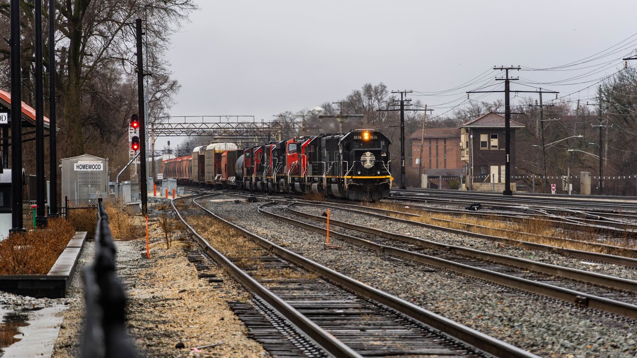 CN L515W entering Markham Yard (IC 1036)