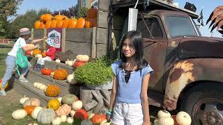 Pumpkin patch with family in Washington state 09/25/2022