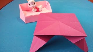 Стол из бумаги. Table from paper Стол из бумаги. Table from paper