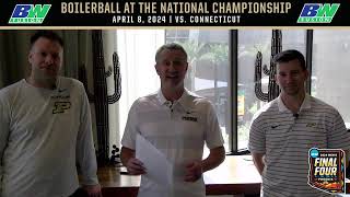 BoilerBall at the National Championship | vs. Connecticut