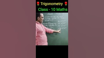 Trigonometry 🤣🤣 Class - 10 🌹🌹 Maths #shorts