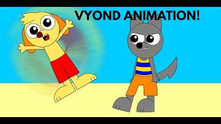 Walter Kicking Olie Vyond Animation