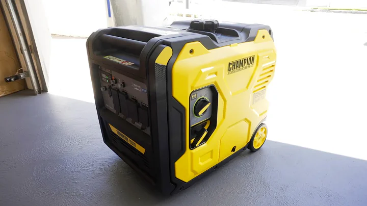 Champion 6500w - Inverter Generator - Setup & Start