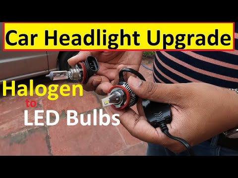 CAR HEADLIGHT UPGRADE TO LED. REAL LIFE EXPERIENCE WITH DEMO !!