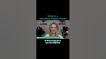 What is a Matchbox Singles Event? Not speed-dating #matchmaking