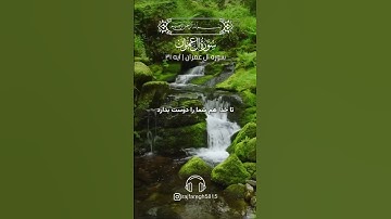 💠سوره ال عمران ایه ۳۱ با صدای استاد بهروز رضوی نیا💠 #ترجمه_قران #آیات_قرآن #سورة_آل_عمران