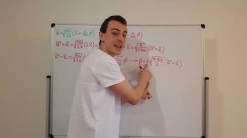 Position and Momentum in terms of Ladder Operators (Quantum Harmonic Oscillator Hamiltonian)