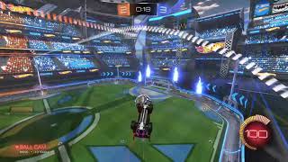 Backwards flip cancel ceiling shot (in freestyle 1v1)