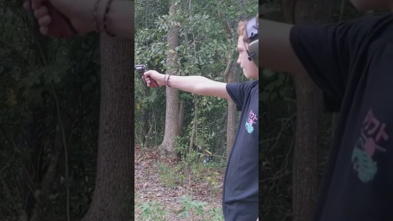 Shooting guns while camping 