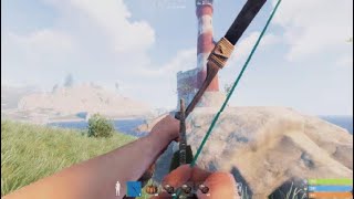 Rust satisfying bow headshot