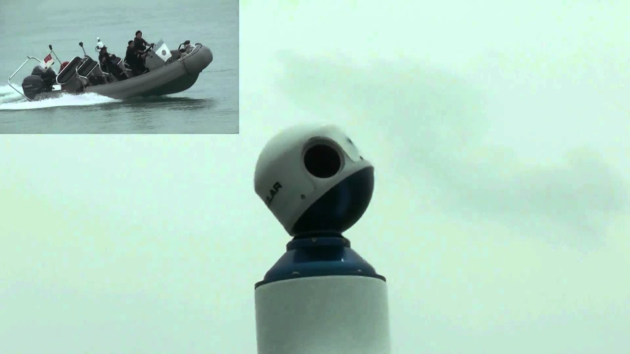 Stabilised RobotEye on RHIB