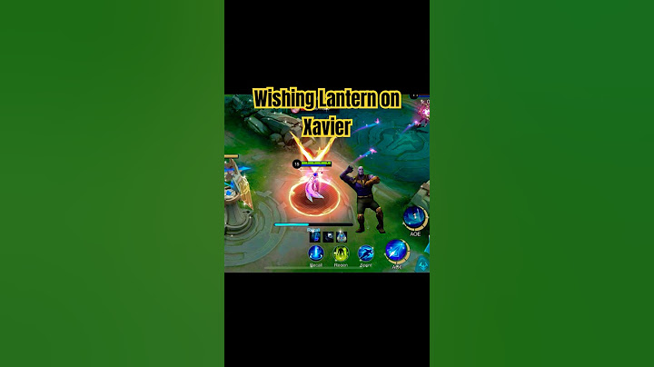 Wishing lantern on Xavier 😂 #mobilelegends #mlbb #xavier