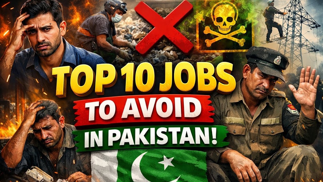 Top 10 Jobs to avoid in pakistan in (2026) Watch this video before your graduation !!!