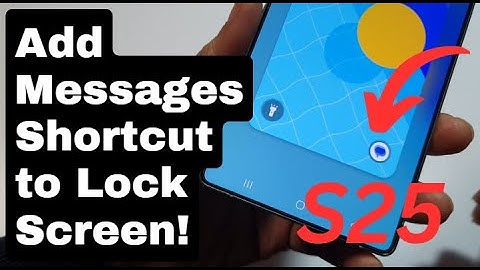 Add Messaging Shortcut to Lock Screen on Galaxy S25/Edge/Ultra – Quick & Easy!