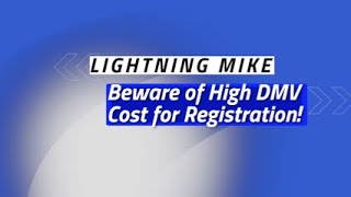 EV Registration cost is outrageously high in CO!