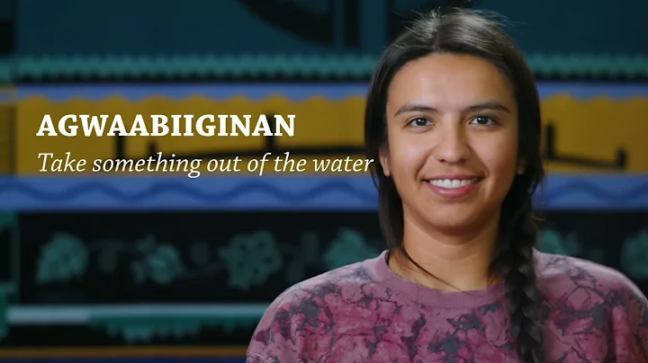 Agwaabiiginan = Take it out/off the water (Ojibwe Word of the Day)