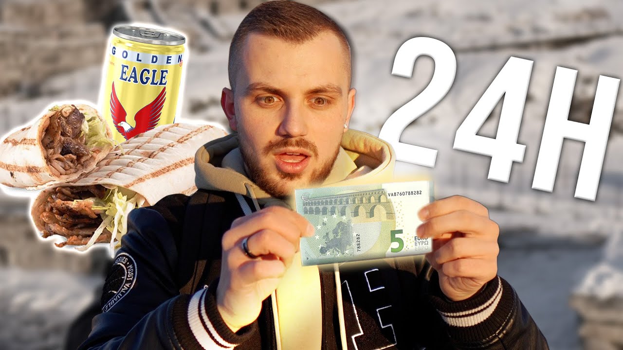 SURVIVING WITH ONLY 5 EURO A DAY (IMPOSSIBLE)😱