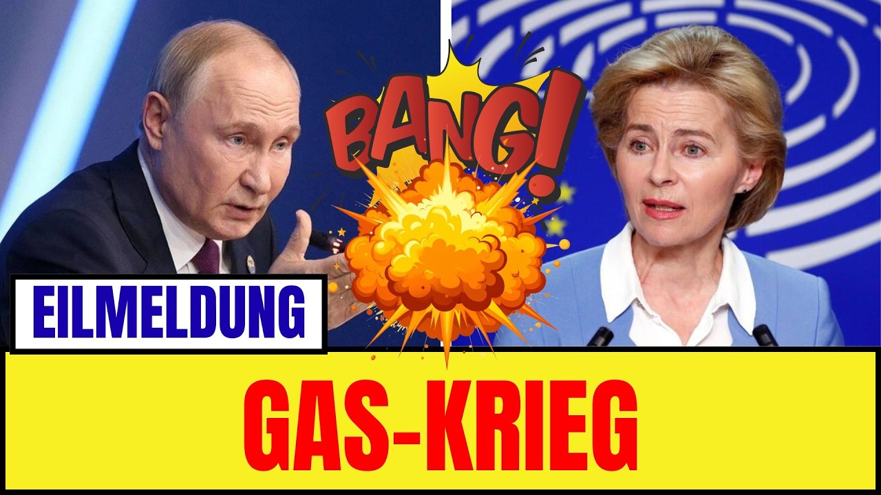 Gas-Krieg beginnt! Moskau dreht Europa den Hahn zu