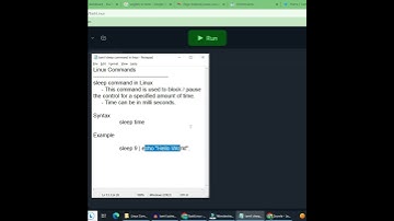 sleep Command in Linux Tamil #shorts