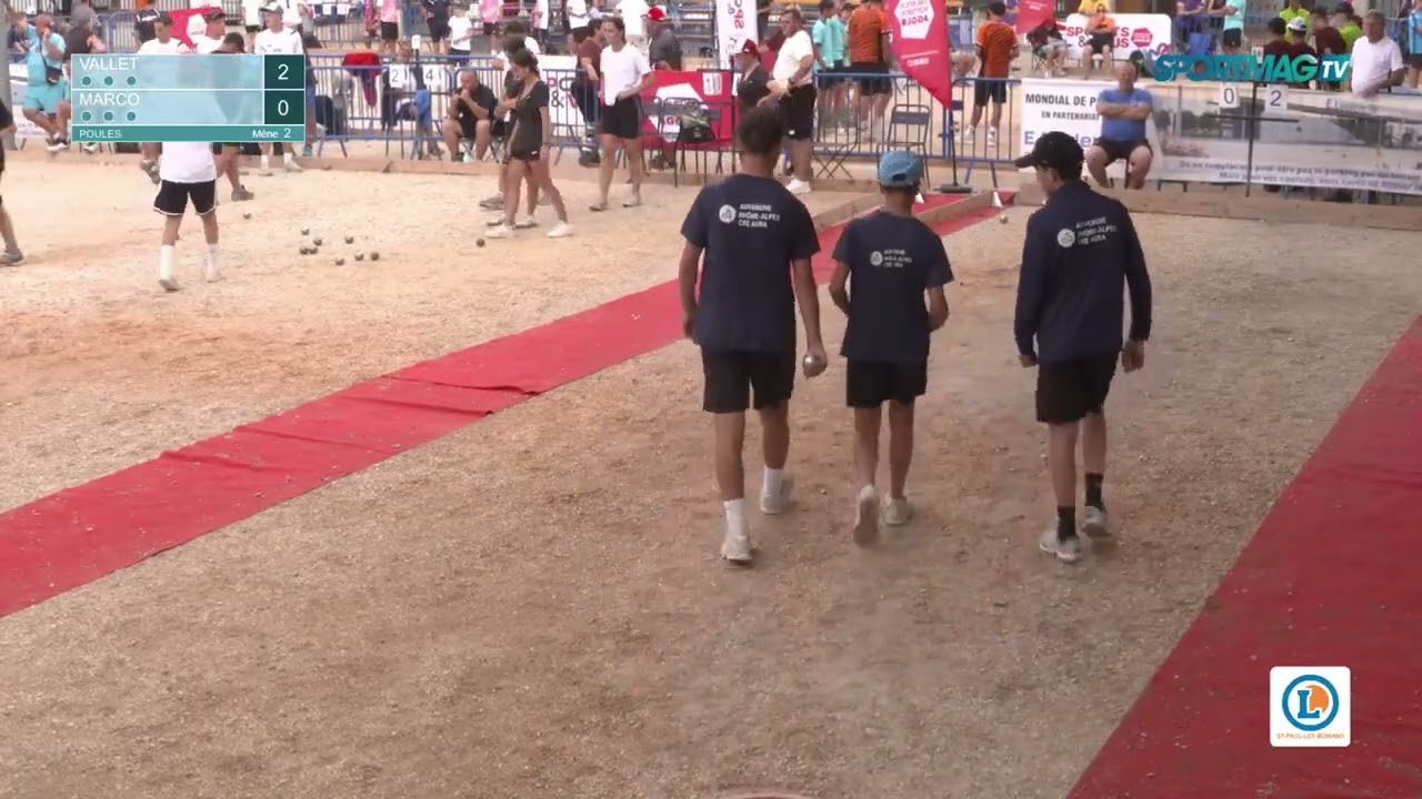 Miniature : Pétanque : Faure - Kapfer (Mondial Jeunes Romans 2026)
