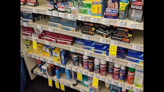 Foot section of CVS Pharmacy explained. Best products to use for treatment of foot or toe problems.