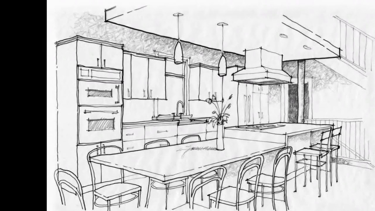  Kitchen Interior Design Autocad Drawings YouTube