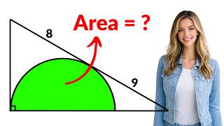 Can You Find the Semicircle Area?