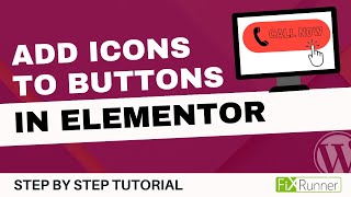 How To Add Icons To Button In Elementor