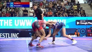 Quarter Final • WW 40Kg • Fatma YILMAZ (TUR) vs. Jaclyn Rose BOUZAKIS (USA)