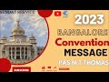 TPM | Bangalore Convention | 2023 | Sunday Service | Message | Pas M T  Thomas Mp3 Song