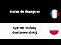 Traduction en 20 langues  talon de change or