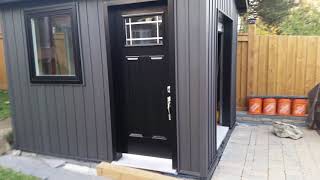 modern 10x10 shed build