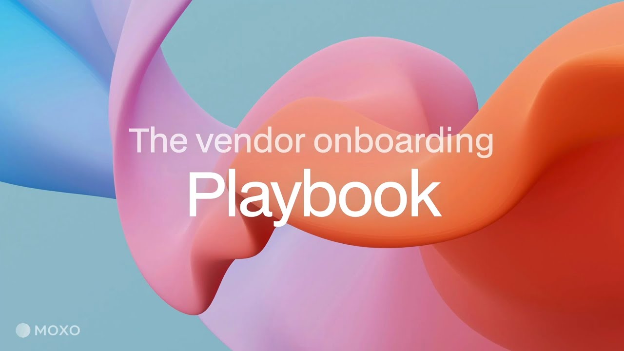 The vendor onboarding playbook
