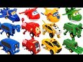 Super Wings have friends! Dinosaurs, animals auto transforming car Carnimals appeared! - DuDuPopTOY