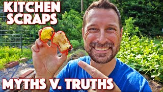 Using Common Kitchen Scraps In The Garden! Myths vs Truth