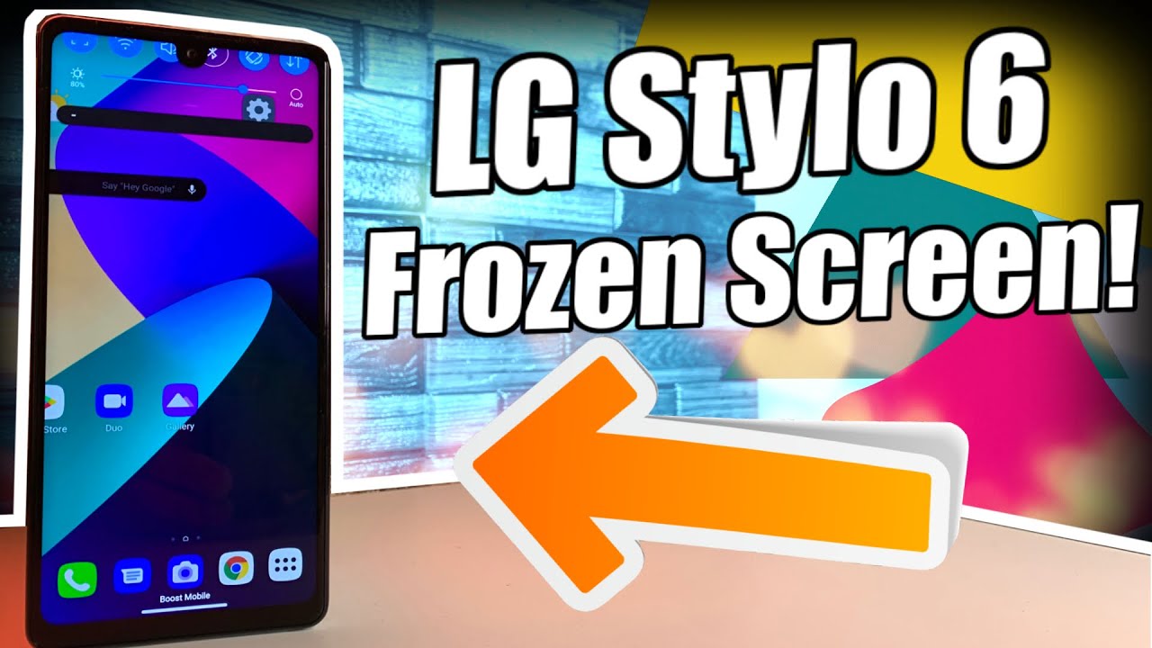 LG Stylo 29 Frozen Screen  How To Fix!