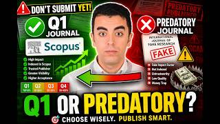 How to Choose a Scopus Journal (Q1–Q4) & Avoid Predatory Journals, Publish Smart.