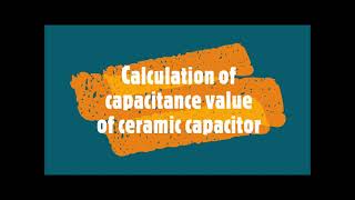 36-Calculation of capacitance value of ceramic capacitor