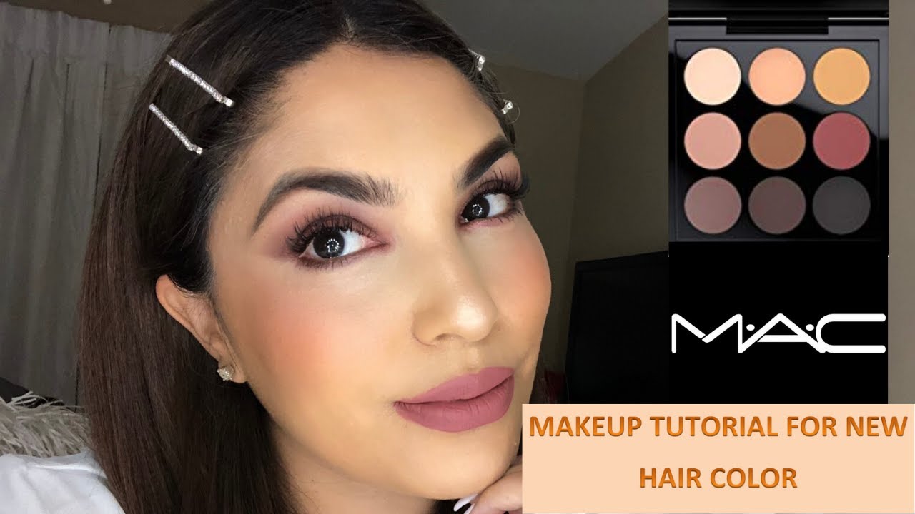 MAKEUP TUTORIAL FOR NEW HAIR COLOR!!! YouTube