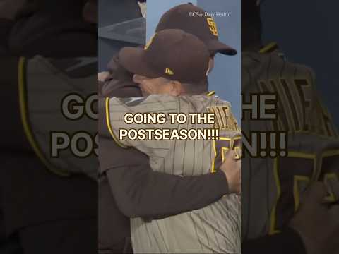 Punched our ticket. #mlb #sandiegopadres #padres #sports #highlights #postseason #baseball