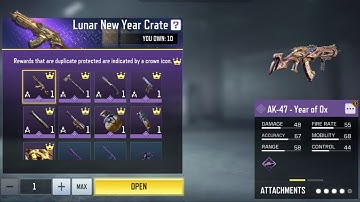 OPENING 10 LUNAR NEW YEAR CRATES! | CODM