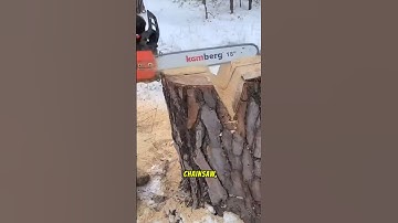 making a chair with a chainsaw