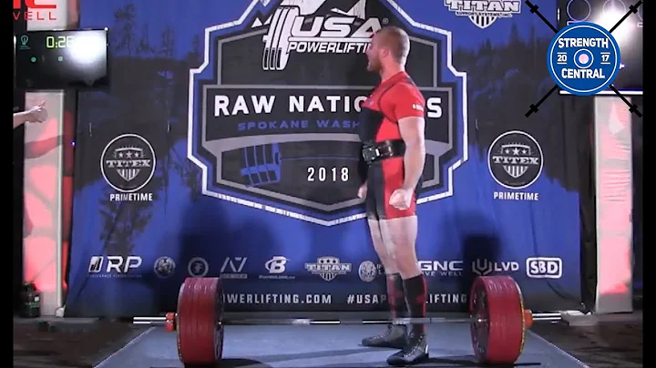 David Woolson - 1st Place 93 kg USAPL Raw National...