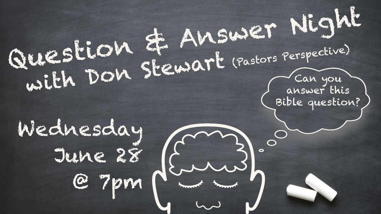 Question and Answer Night YouTube