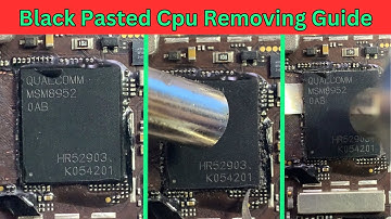 Mobile Black Pasted Cpu Remove Tricks / Black Pasted Cpu Removing / Ic Reballing / Cpu Reballing