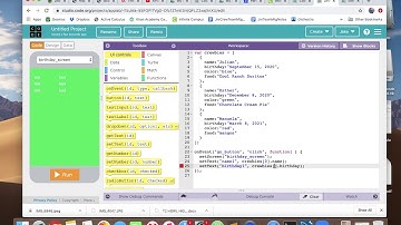 App Lab - Repetitive Coding of Labels for Birthday App (Part 4 of 6)