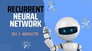 Recurrent Neural Networks in 1 minute
