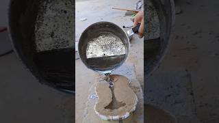 #sand #art #cake صهر المعادن صناعات صب، صهرنحاس صهر المنيوم ،صهر حديد،Iron smelting and formin