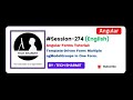 Template-Driven form - Multiple ngModelGroup in one form | Angular tutorial in English (Session-274)