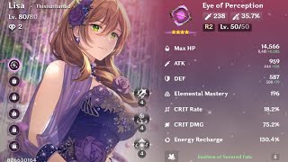How to Create and Customize Genshin Impact player cards/Stat Card